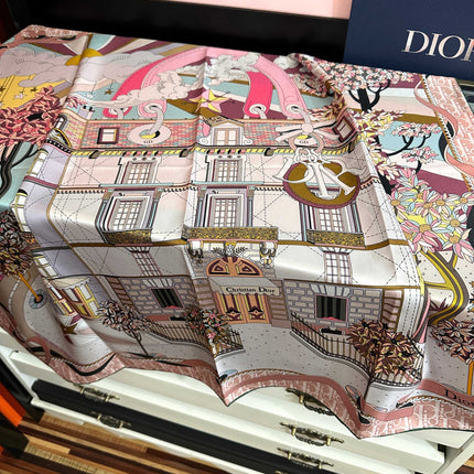 DIOR 26S SCARF 90 IN SILK 427295