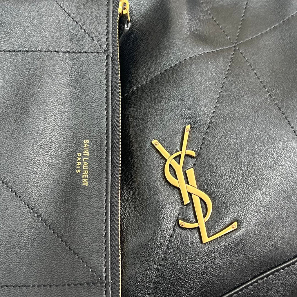 JAMIE POCHON 38 IN BLACK LAMBSKIN GOLD HARDWARE