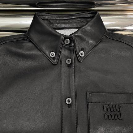 MIUMIU LEATHER JACKET STYLE 514