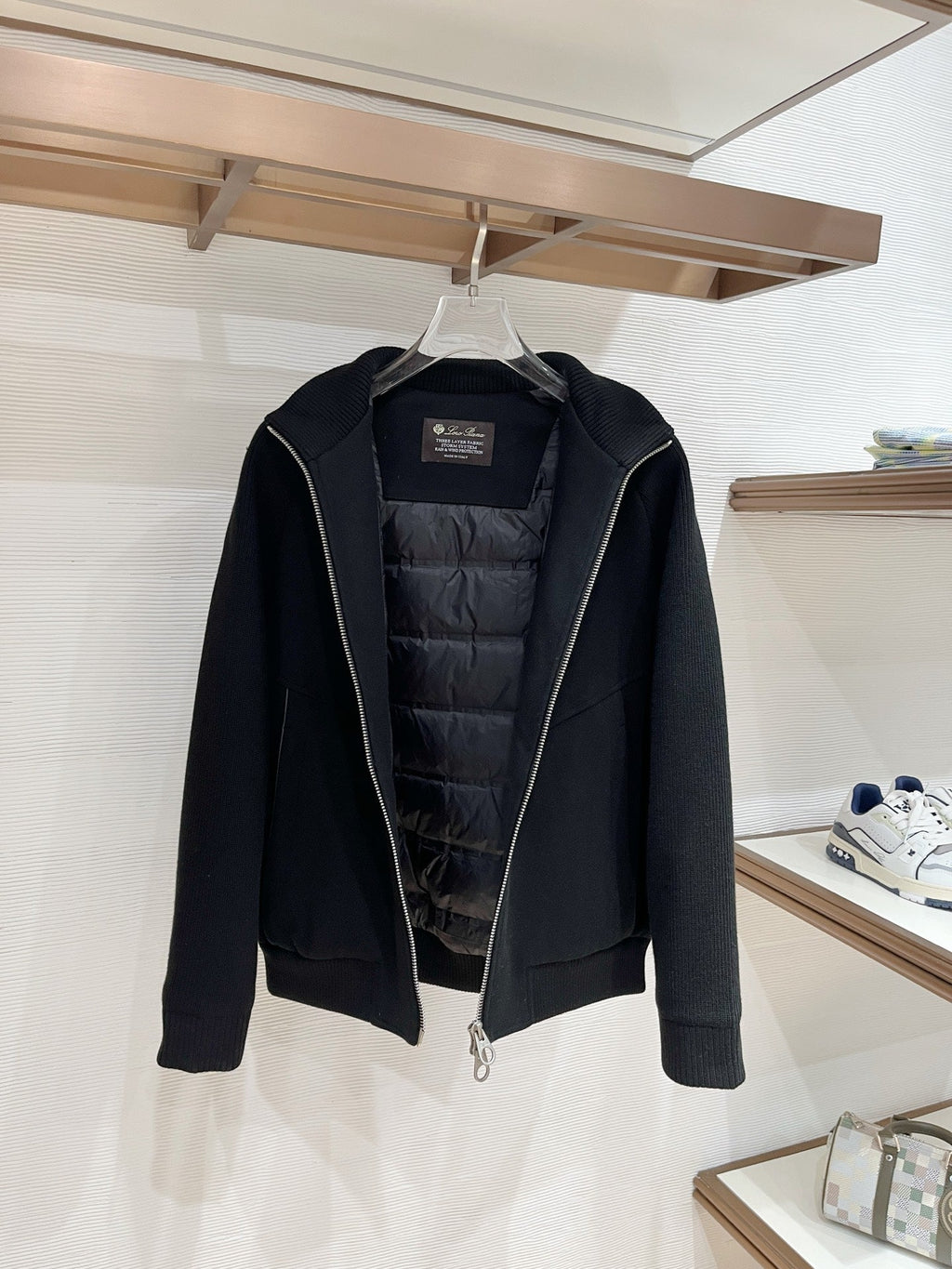 BRUNELLO CUCINELLI JACKET IN BLACK WOOL