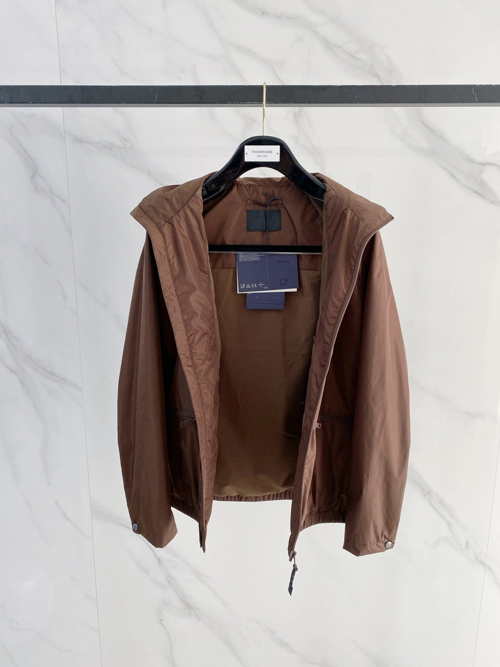 PRADA 26S HOODED JACKET 787