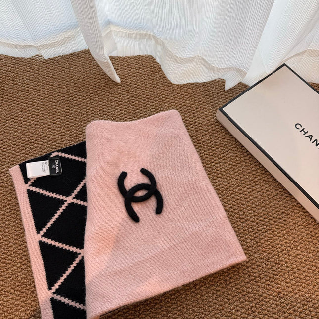 CHANEL 25S SCARF 180 CM IN WOOL CASHMERE 943030