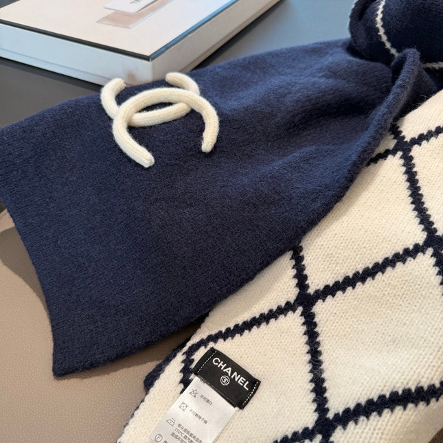 CHANEL 25S SCARF 180 CM IN WOOL CASHMERE 943031