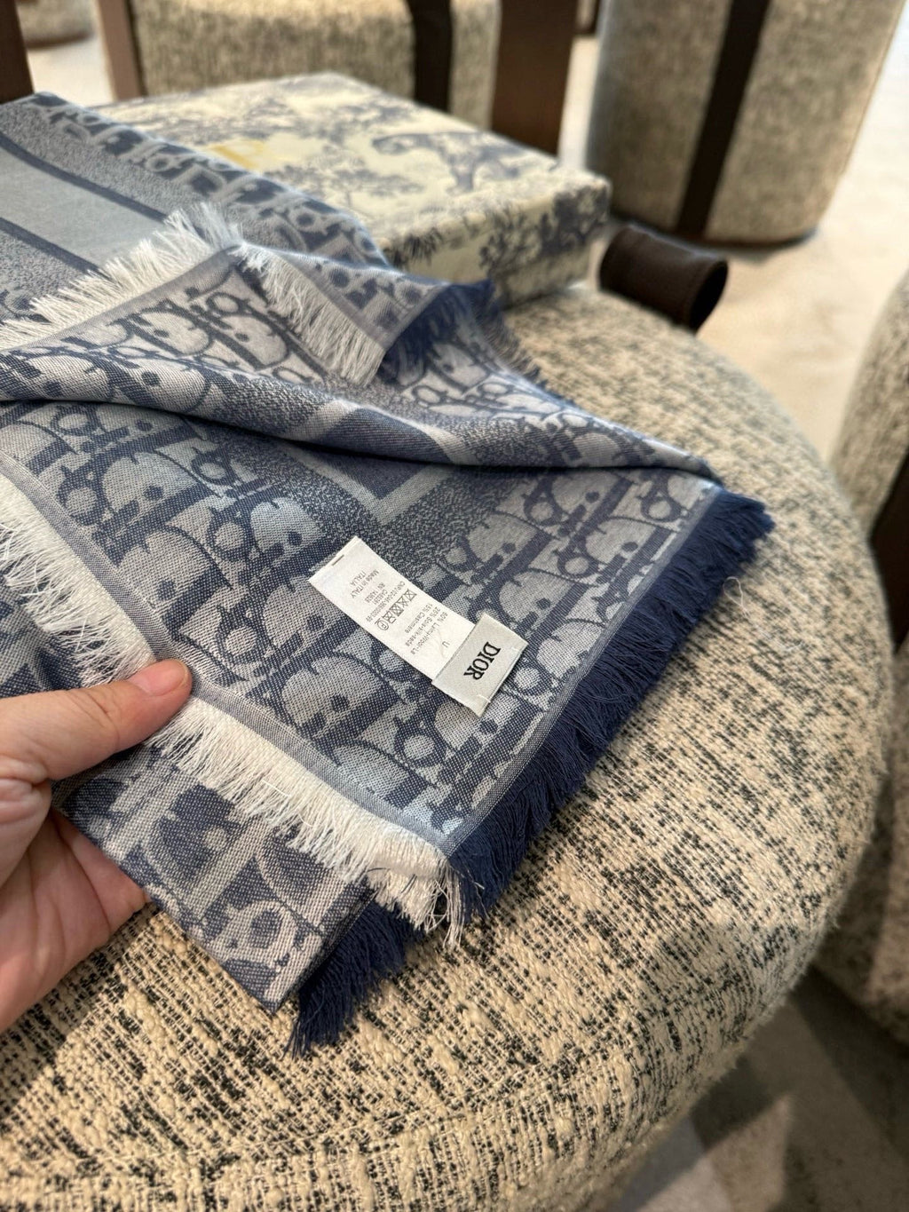 DIOR 26S SCARF 140CM IN SILK 299993