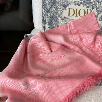 DIOR 26S SCARF 120 IN CASHMERE AND SILK 427391