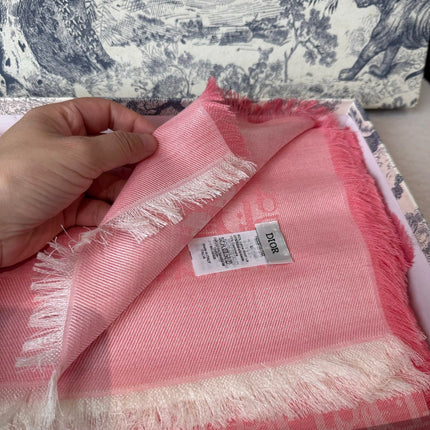 DIOR 26S SCARF 120 IN CASHMERE AND SILK 427391