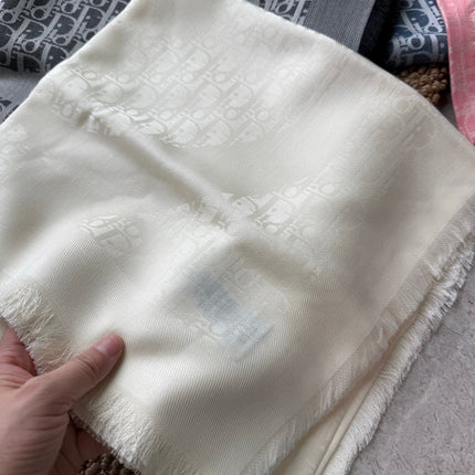 DIOR 26S SCARF 120 IN CASHMERE AND SILK 427392