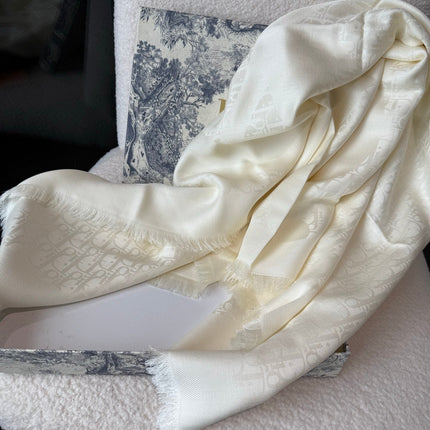 DIOR 26S SCARF 120 IN CASHMERE AND SILK 427392