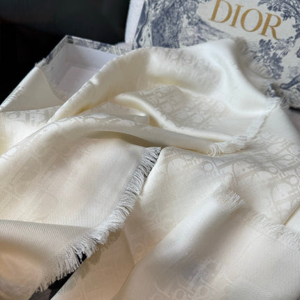 DIOR 26S SCARF 120 IN CASHMERE AND SILK 427392