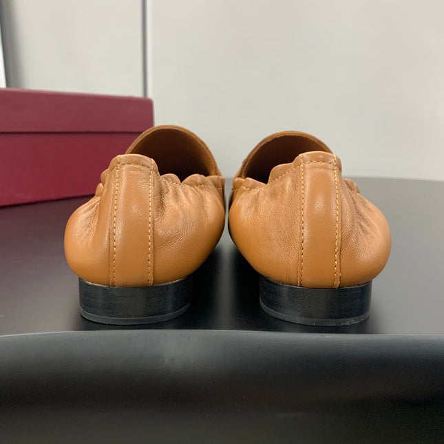 GUCCI 26S LOAFERS IN BROWN CALFSKIN