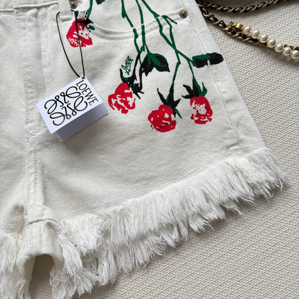 Loewe 25 Short White Cotton
