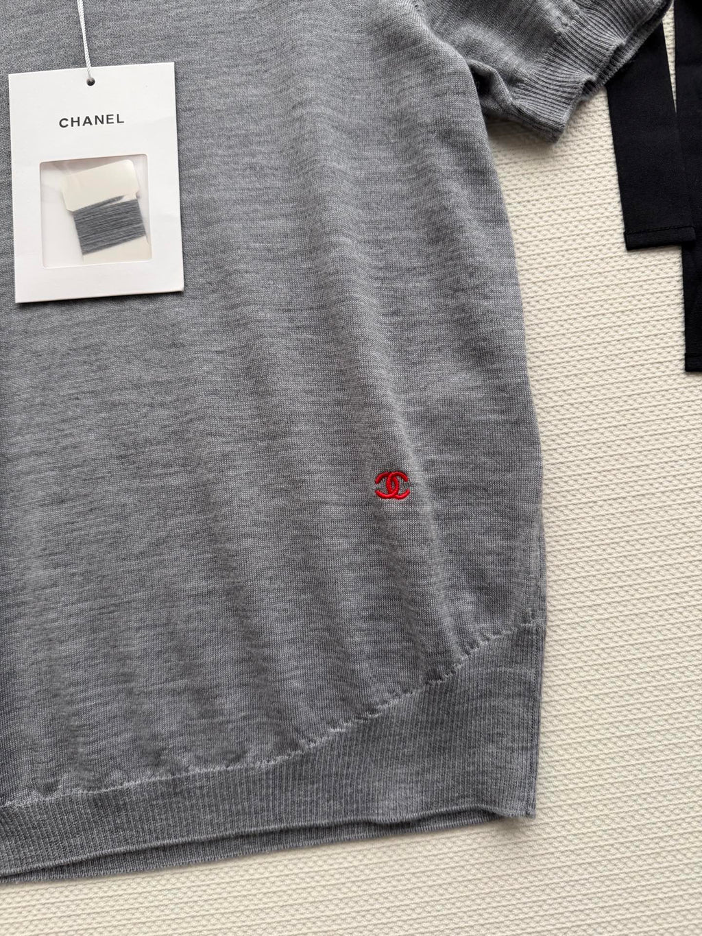 CHANEL 26S SHORT-SLEEVE KNIT TOP 917