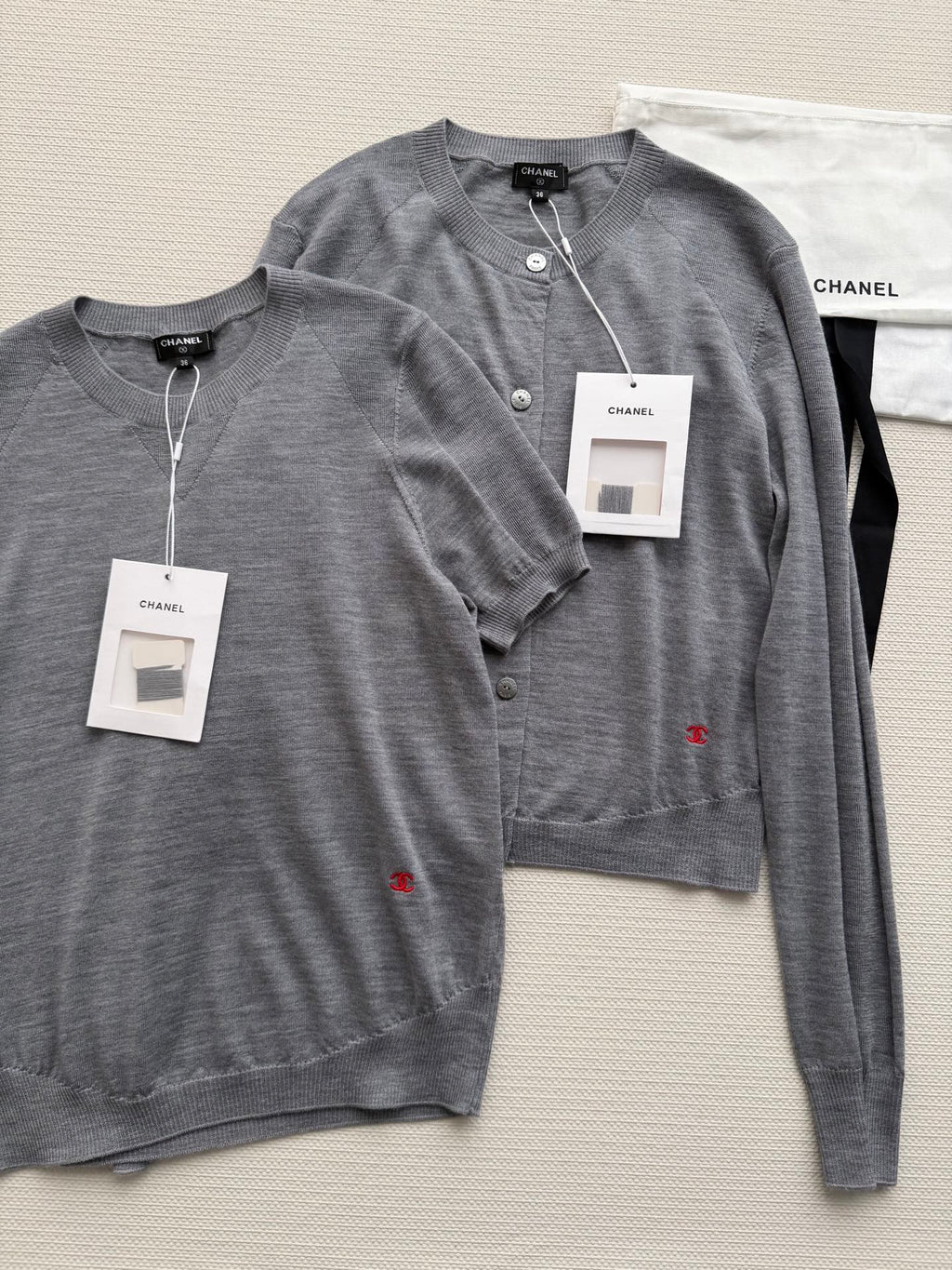 CHANEL 26S SHORT-SLEEVE KNIT TOP 917