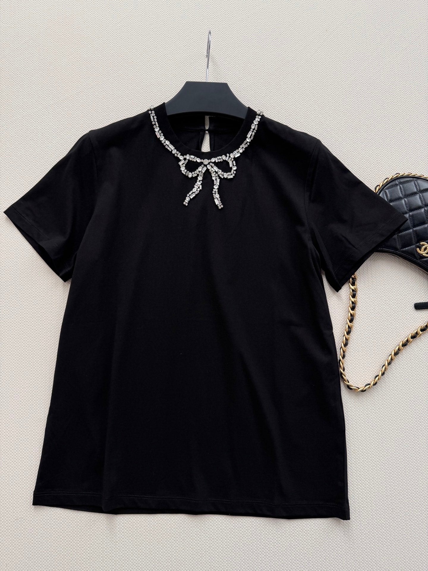 VALENTINO 26S BOW DETAIL T-SHIRT 211