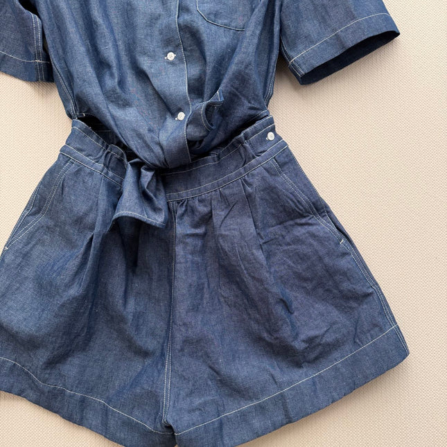 PRADA 26S DENIM JUMPSUIT 1102
