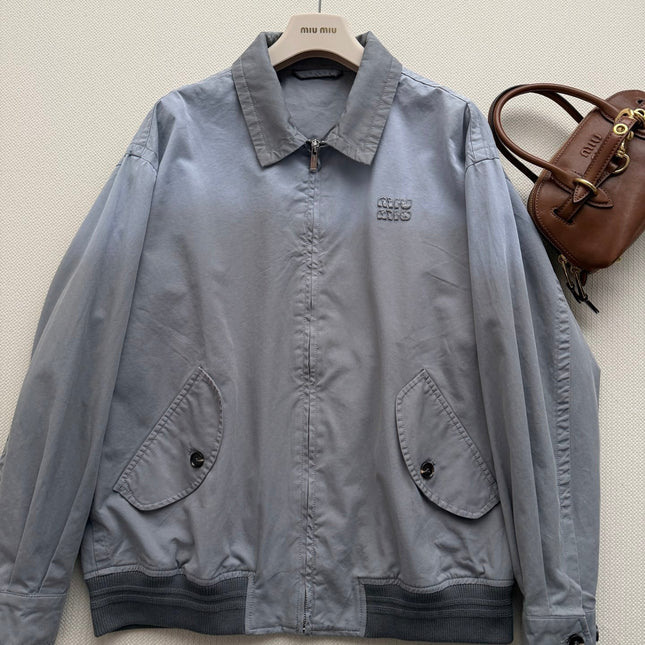 MIUMIU 26S TURN-DOWN COLLAR JACKET 1500