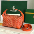 GOYA 26S BOEING 25CM IN ORANGE GOYARDINE CANVAS AND CALFSKIN