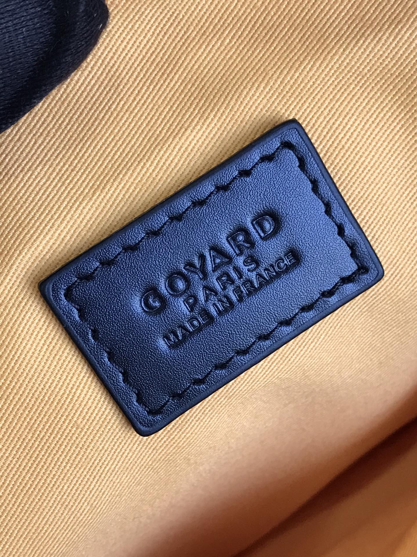 GOYA 26S BOEING 25CM IN BLACK GOYARDINE CANVAS AND CALFSKIN