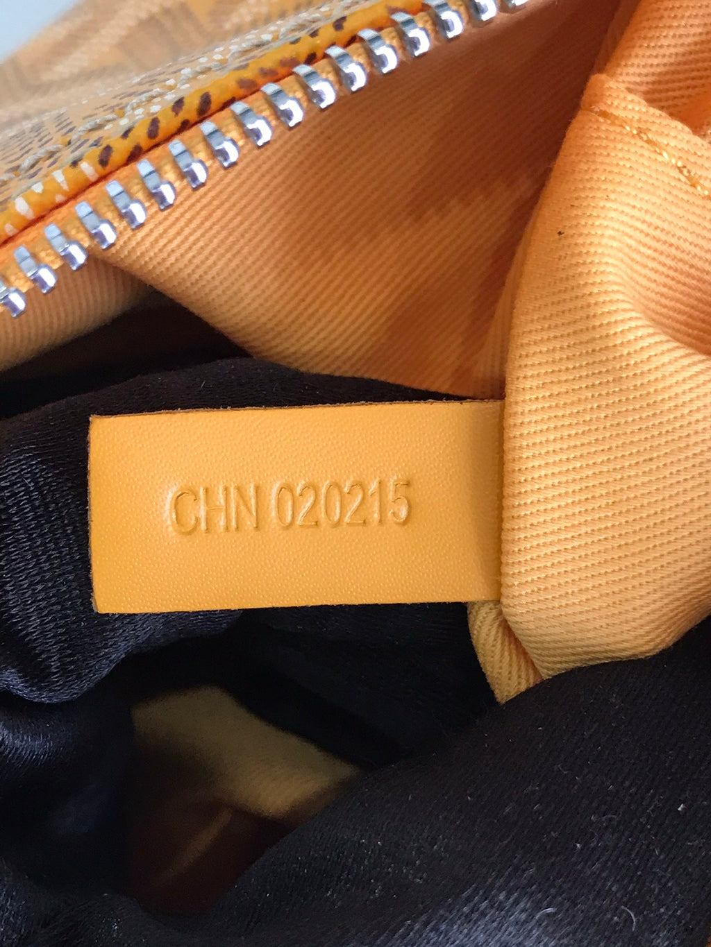 GOYA 26S BOEING 25CM IN HONEY YELLOW GOYARDINE CANVAS AND CALFSKIN