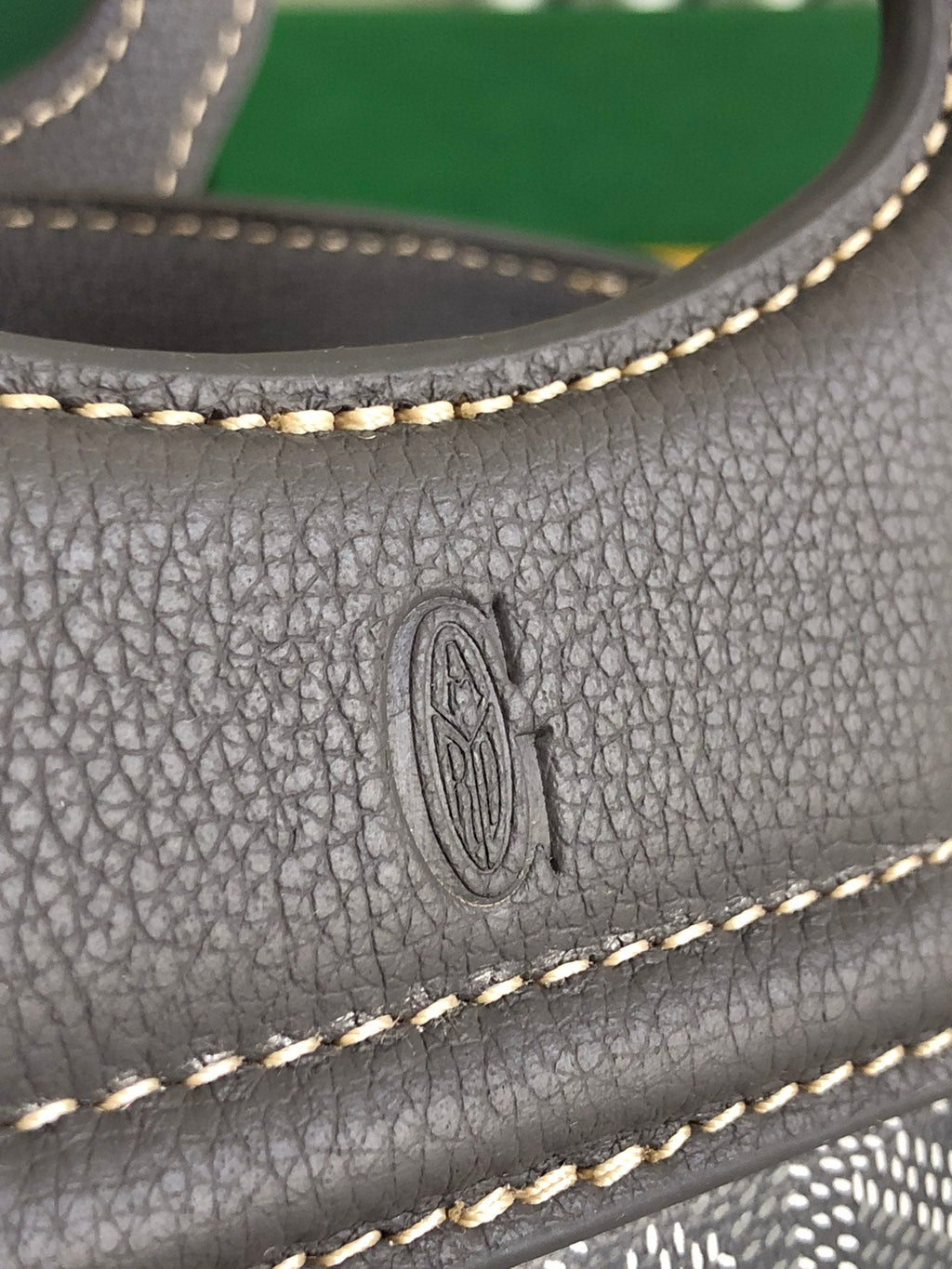 GOYA 26S BELUGA MINI BAG 23CM IN GREY GOYARDINE CANVAS AND CALFSKIN