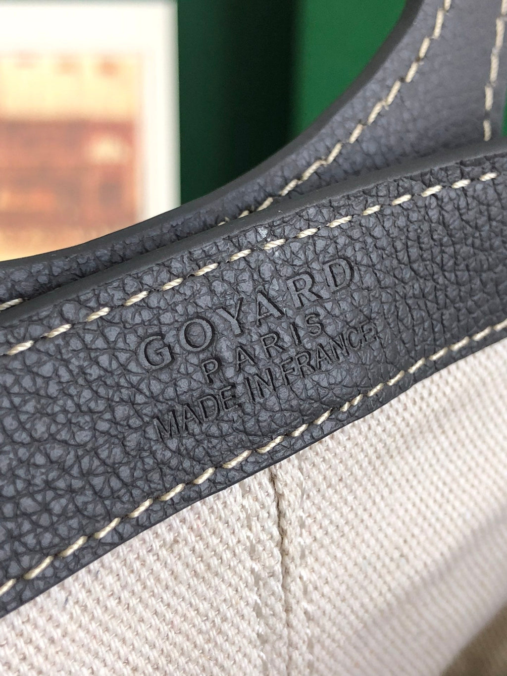 GOYA 26S BELUGA MINI BAG 23CM IN GREY GOYARDINE CANVAS AND CALFSKIN