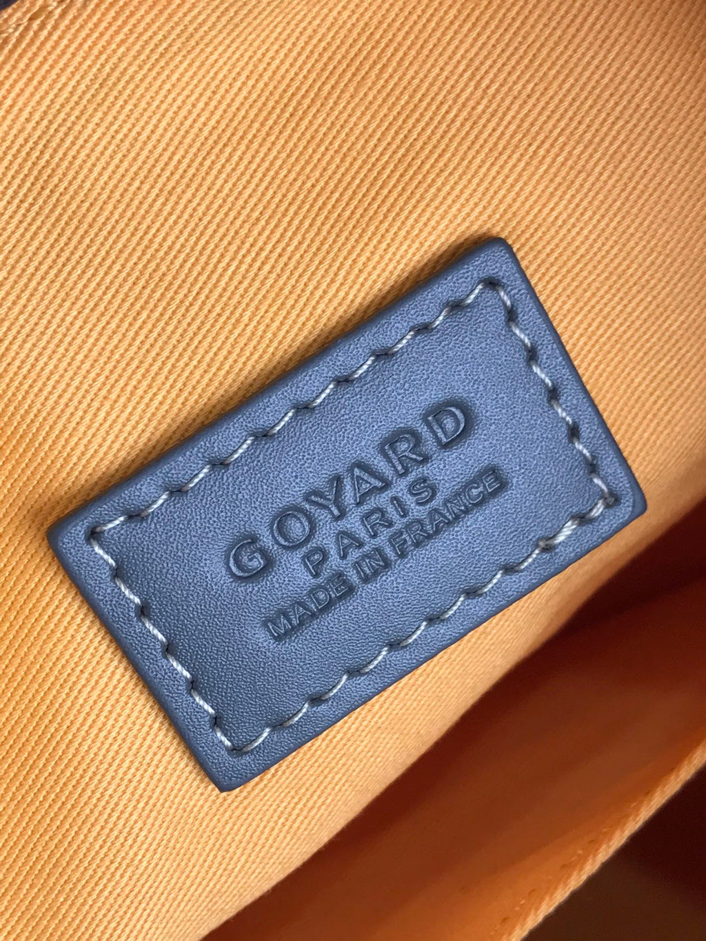 GOYA 26S BOEING 25CM IN GREY GOYARDINE CANVAS AND CALFSKIN