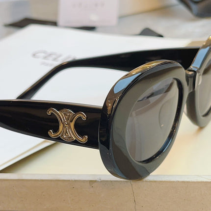 CELINE 26S OVERSIZED ROUND FRAME IN ACETATE 483329