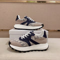 CD CROSS SNEAKER TAN AND BEIGE SUEDE