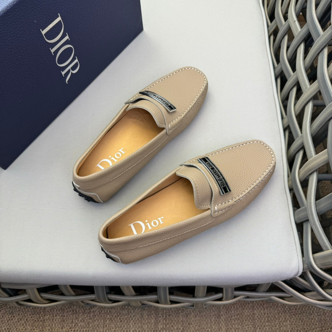 CD CODE LOAFER BUTTER GRAINED CALFSKIN