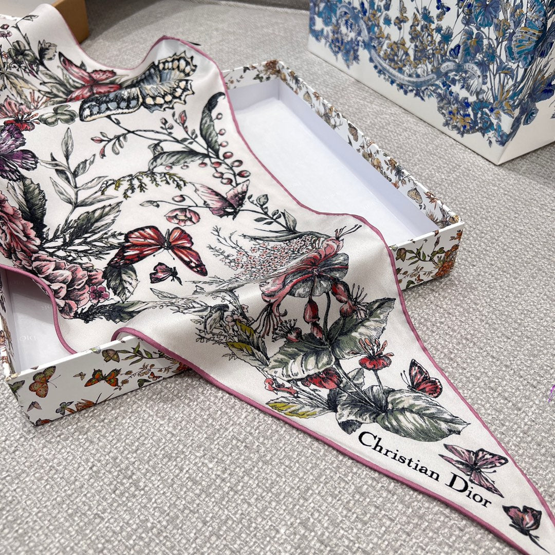 DIOR 26S SCARF 110CM IN SILK 262832