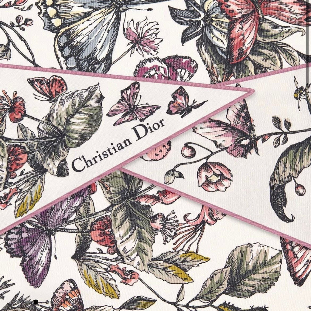 DIOR 26S SCARF 110CM IN SILK 262832