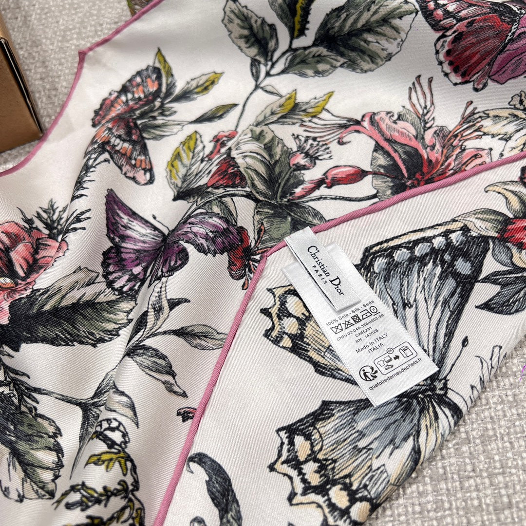 DIOR 26S SCARF 110CM IN SILK 262832