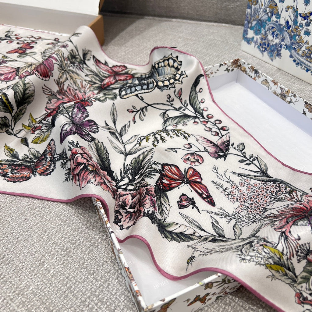 DIOR 26S SCARF 110CM IN SILK 262832