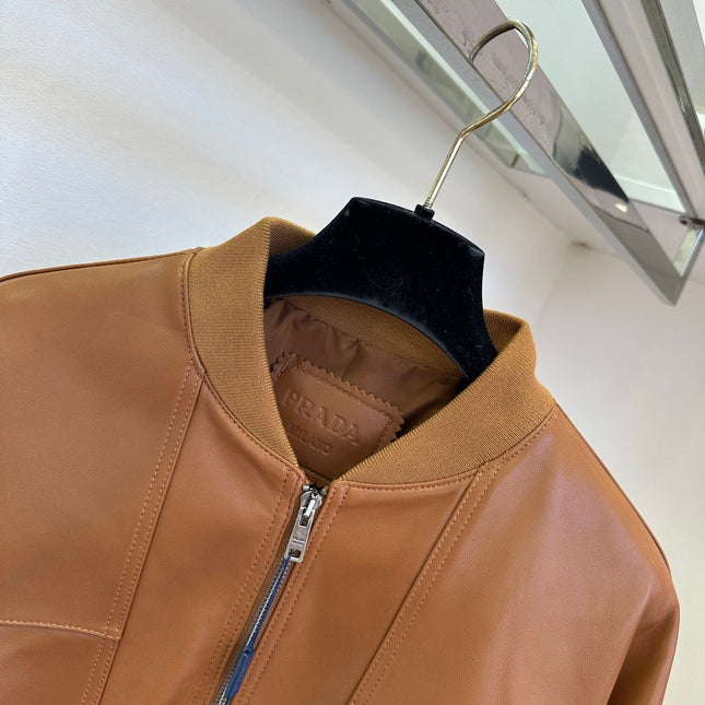 PRADA 26S LEATHER JACKET 1074