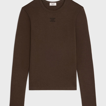 CELINE 26S LONG-SLEEVE CREWNECK T-SHIRT 576