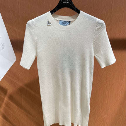 PRADA 26S SHORT-SLEEVED SWEATER STYLE 849
