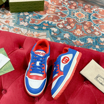 GUCCI 26S SNEAKERS IN MULTICOLOR CALFSKIN