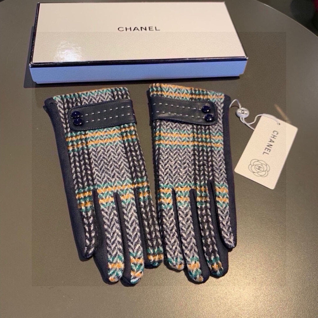 GLOVES IN COLORFUL WOOL 429243