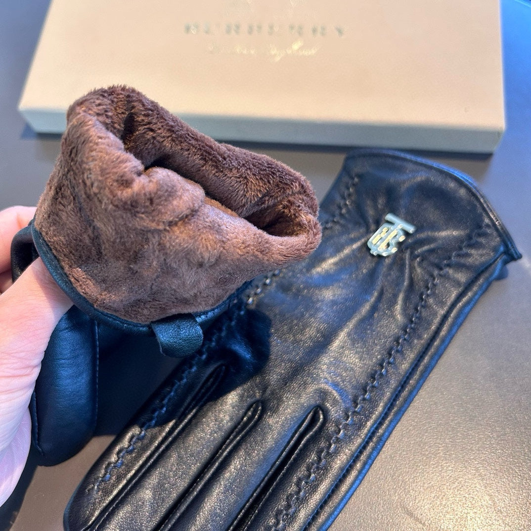 GLOVES IN BLACK LAMBSKIN 453594