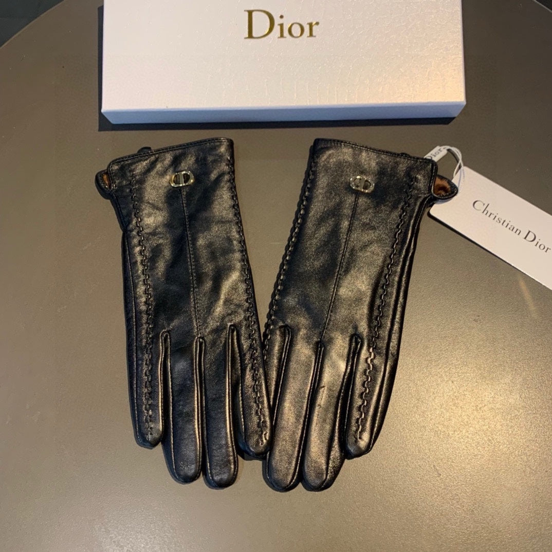 TOUCHSCREEN GLOVES IN BLACK SHEEPSKIN 458585