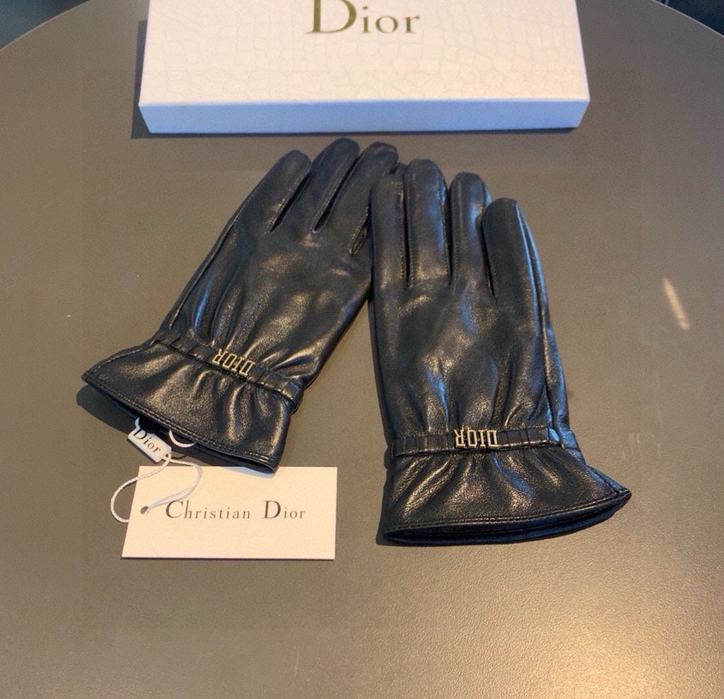 LAMBSKIN GLOVES BLACK 458587