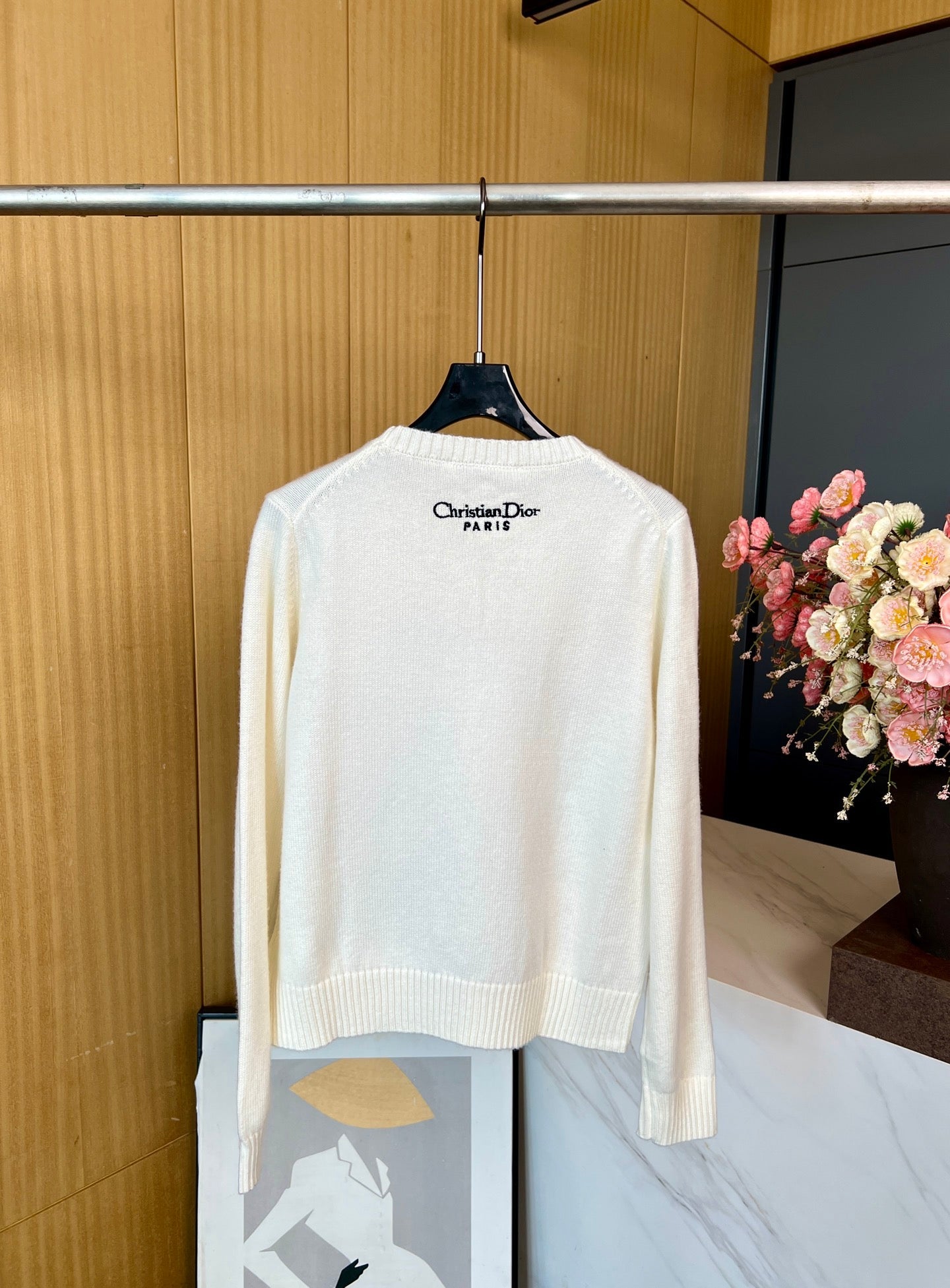 DIOR 25S LONG-SLEEVE CREW NECK T-SHIRT STYLE 199