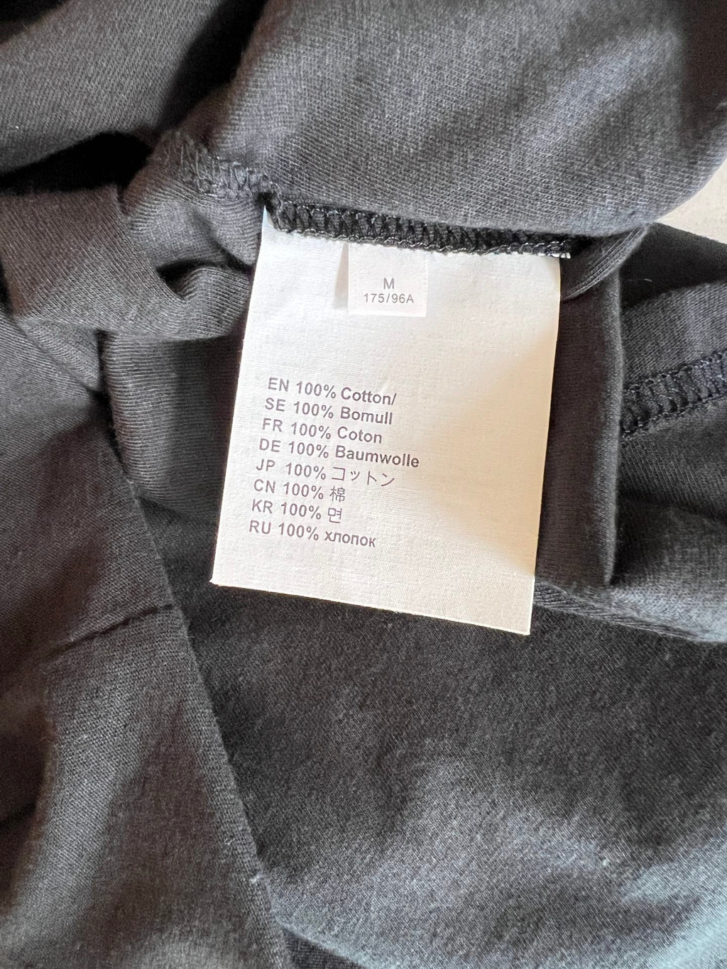 DIOR 25S LONG-SLEEVE CREW NECK T-SHIRT STYLE 198