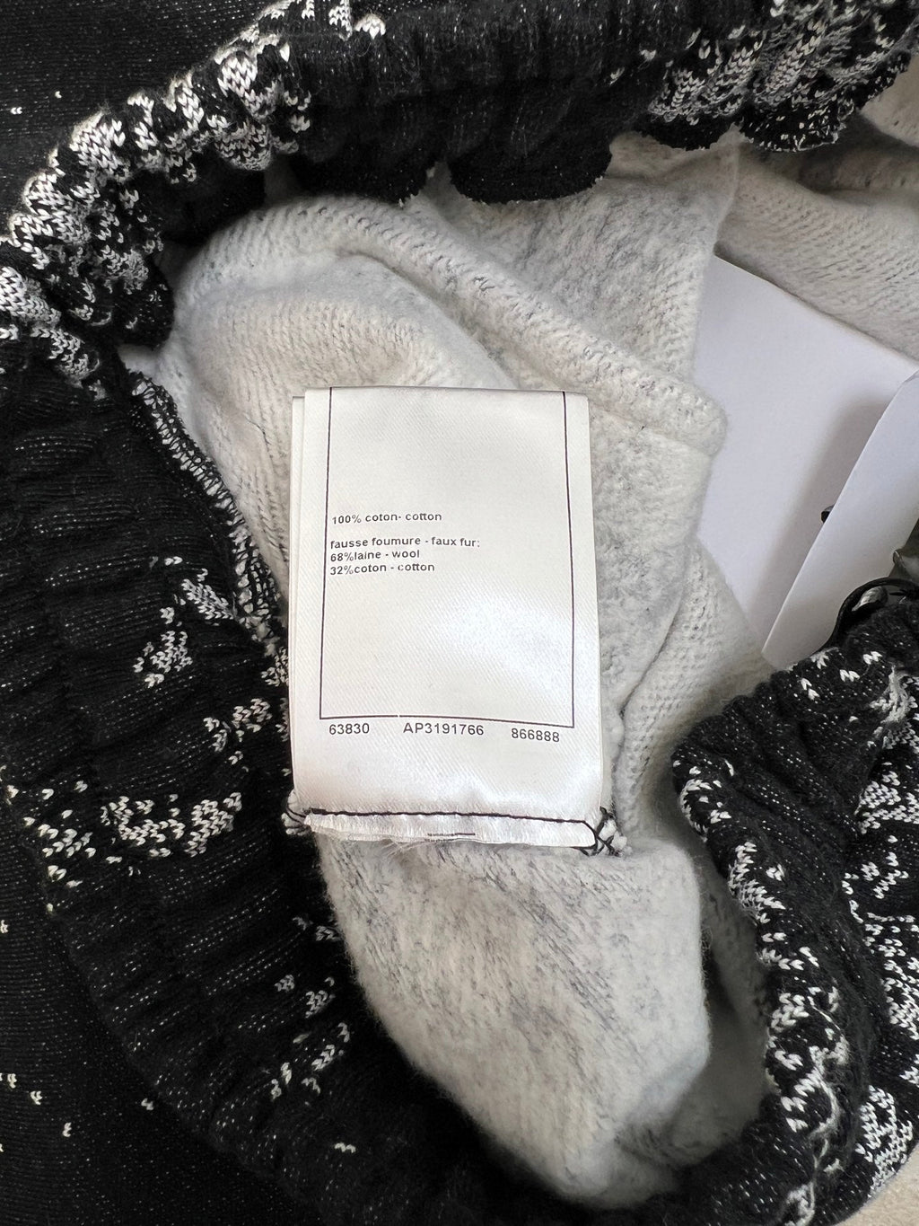 CHANEL 25S PRINTED WIDE-LEG PANTS 620489
