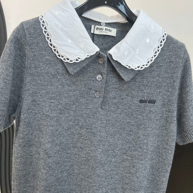MIUMIU 26S POLO SWEATER 929