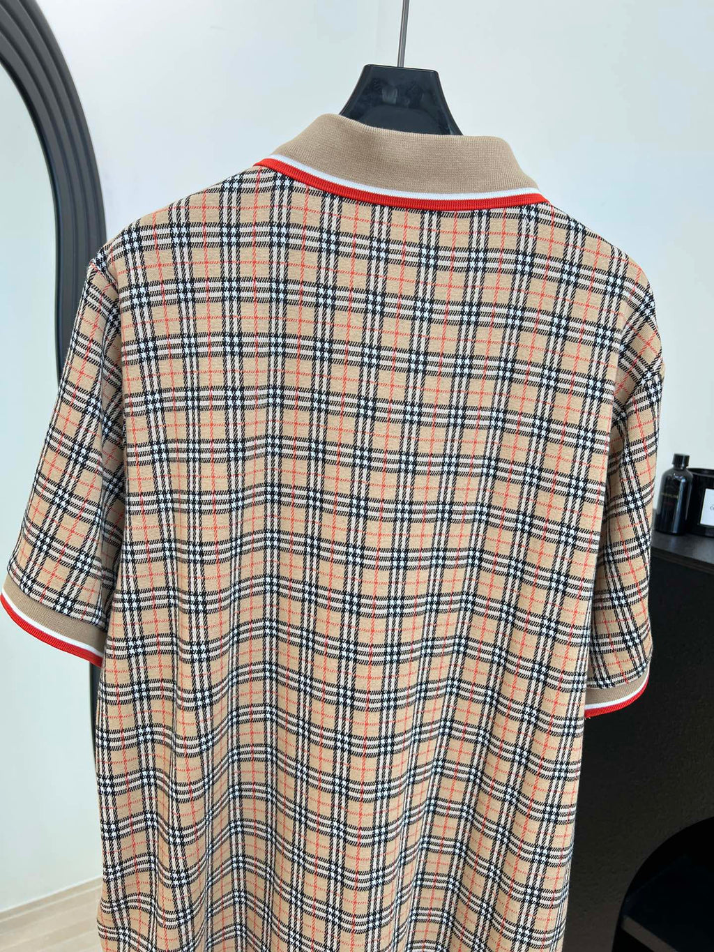 BURBERRY 26S SHORT-SLEEVE KNIT POLO SHIRT 425