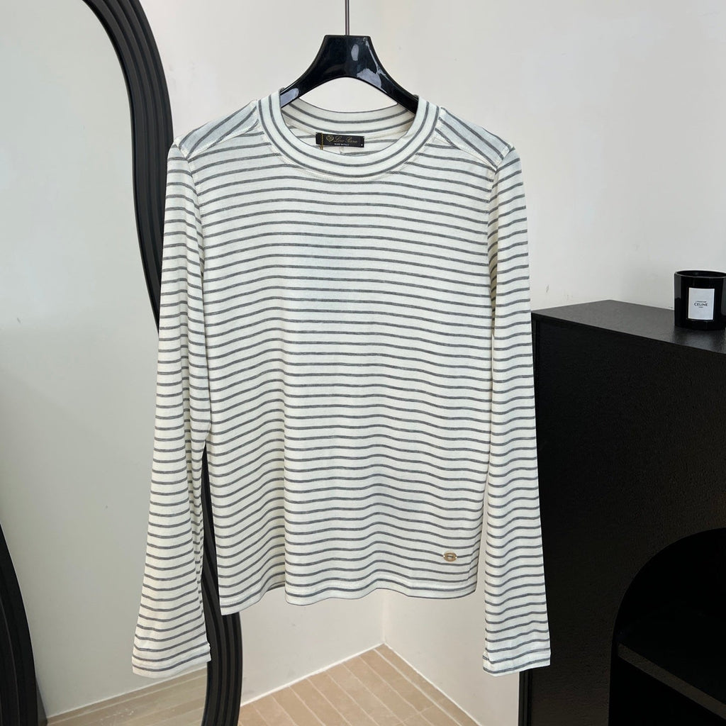 LORO PIANA 26S LONG SLEEVE KNIT SWEATER 675