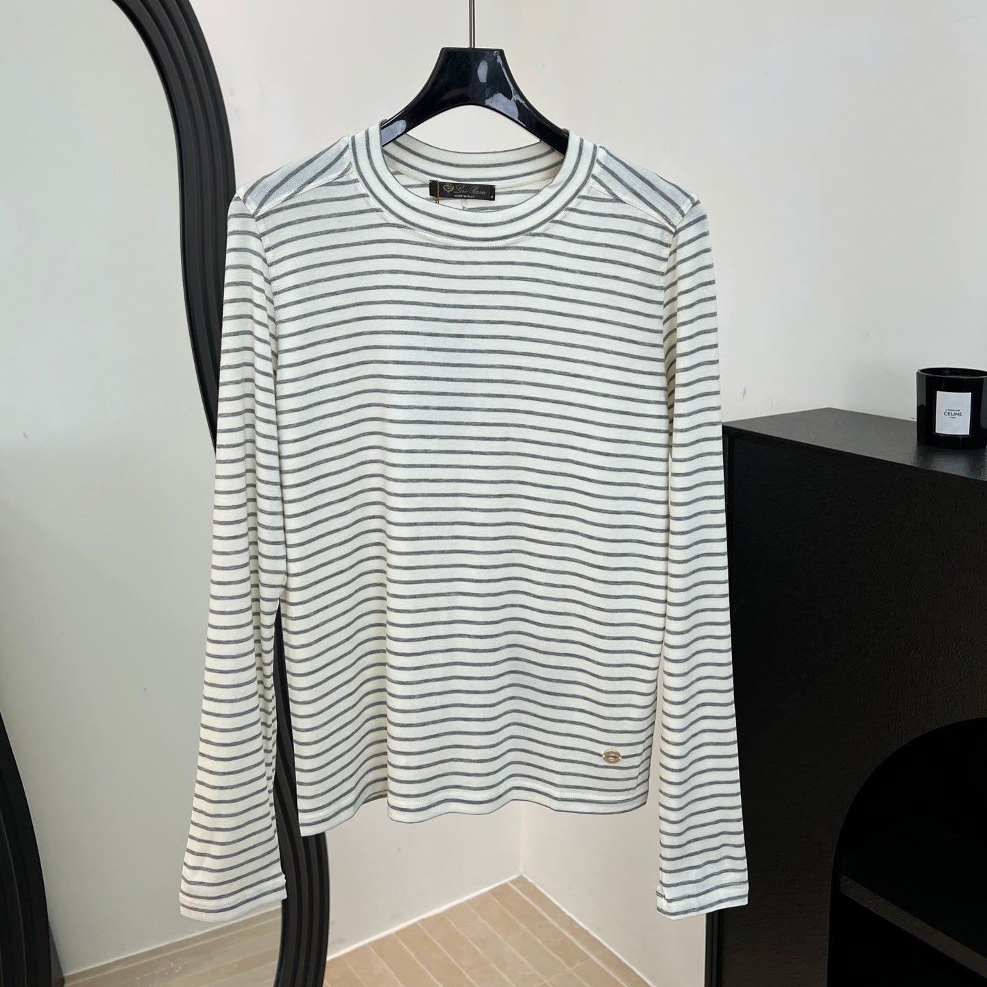 LORO PIANA 26S LONG SLEEVE KNIT SWEATER 675