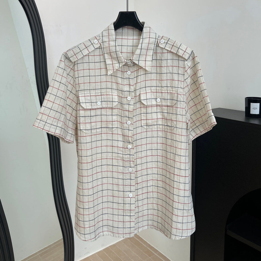 LORO PIANA 26S SHORT SLEEVE SHIRT 730