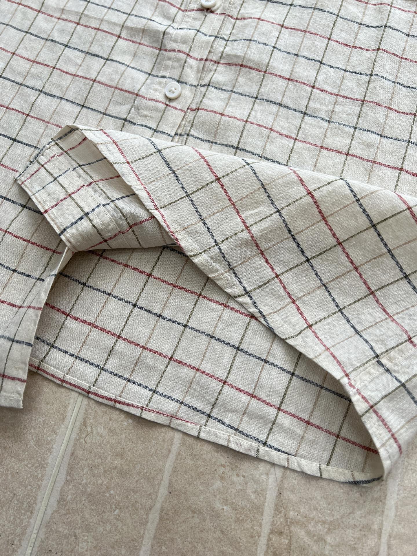 LORO PIANA 26S SHORT SLEEVE SHIRT 730